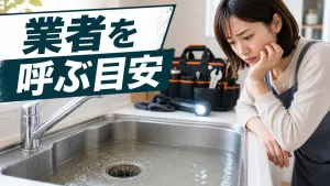業者を呼ぶ目安